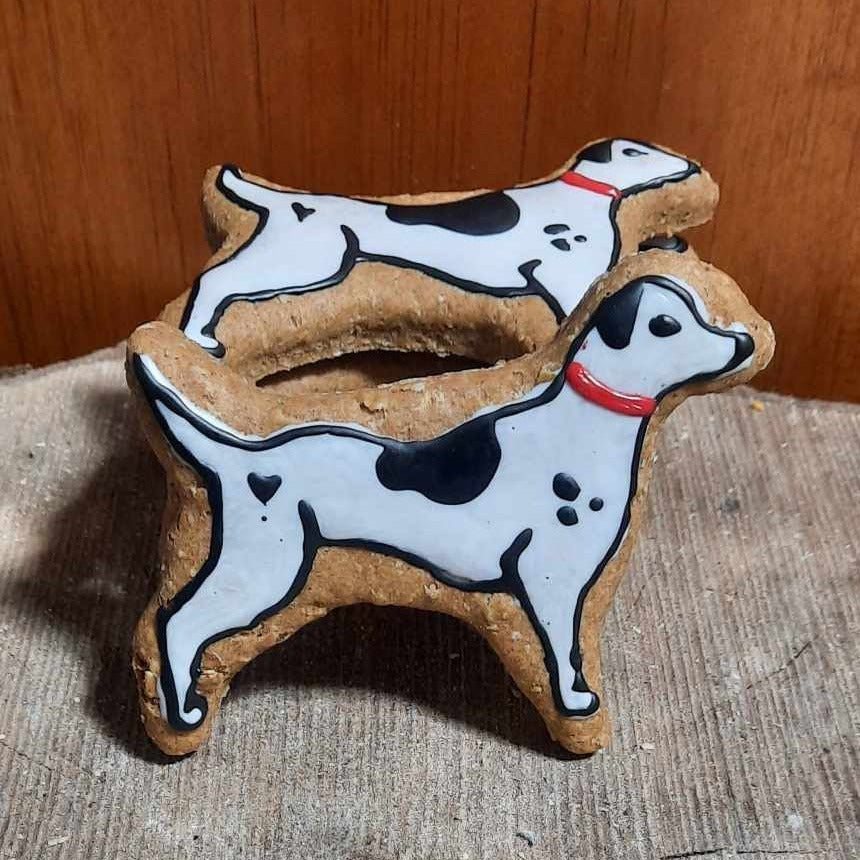 Chien Dalmatien ou Danois biscuit