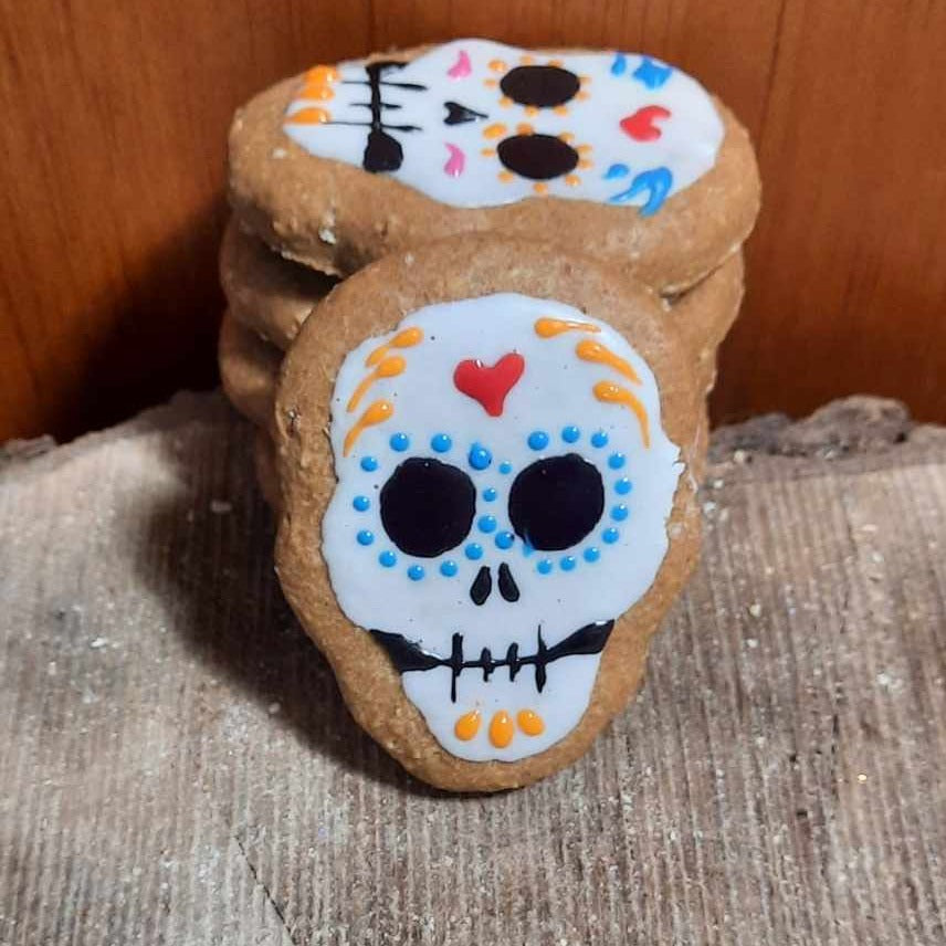 Halloween Dia de Muertos biscuits pour chiens
