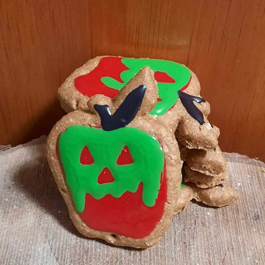 Halloween - Biscuit en forme de pomme empoisonnée