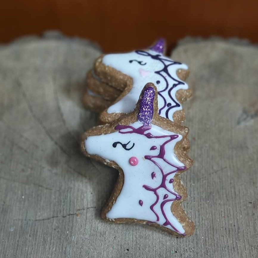 Licornes biscuits pour chiens - Unicorns cookies for dogs