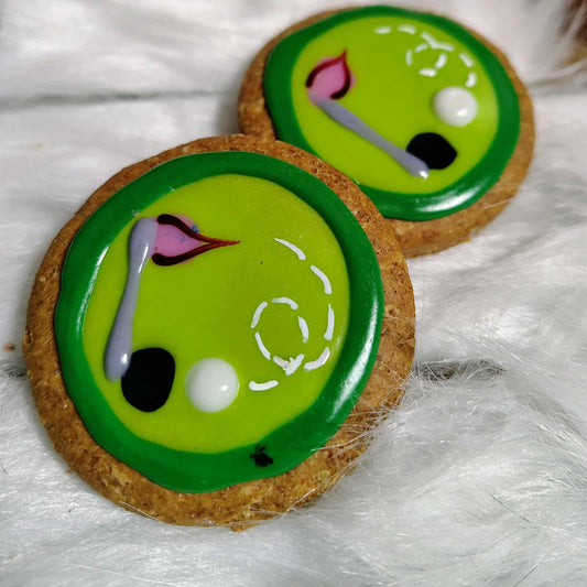 Terrain de golf biscuit pour chien