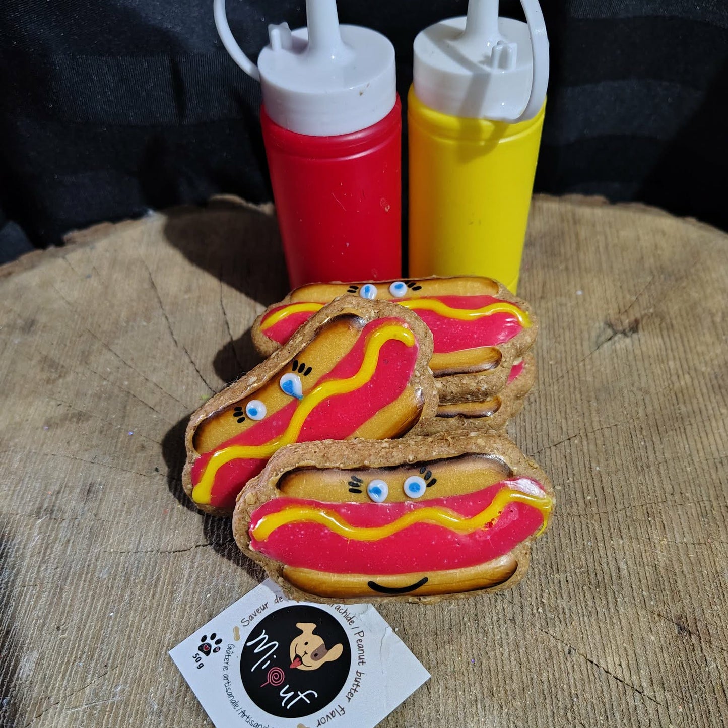 Hot Dog pour vos chiens - Hot dog shaped treats for dogs