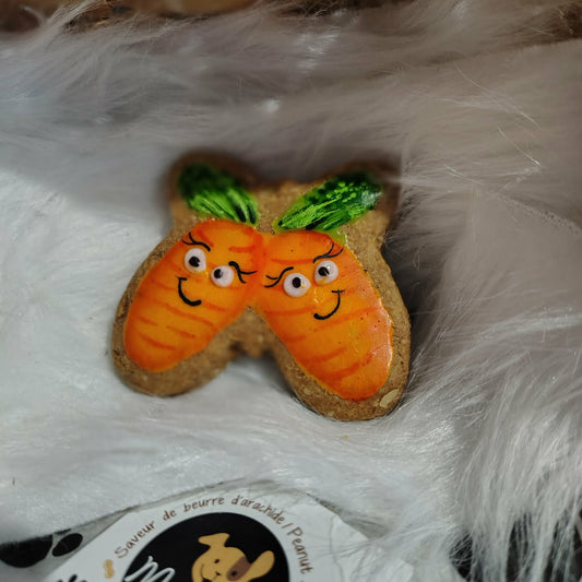 Carottes pour chiens - Carrots shaped cookies for dogs