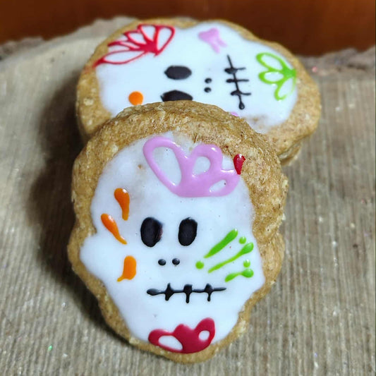 Halloween Dia de Muertos biscuits pour chiens