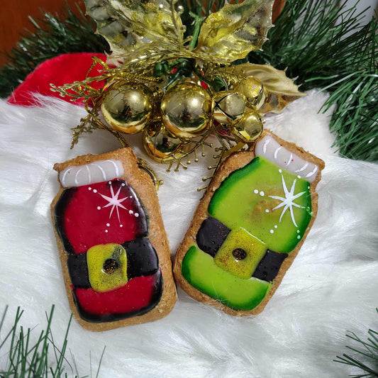 NOEL - Pot Mason pour chien Christmas mason Jar for dogs