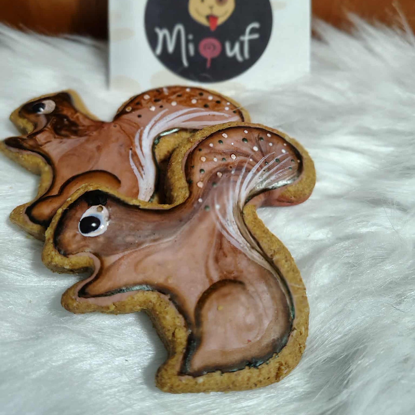Écureuils pour chiens - Squirrel cookies for dogs