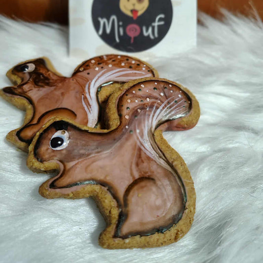 Écureuils pour chiens - Squirrel cookies for dogs
