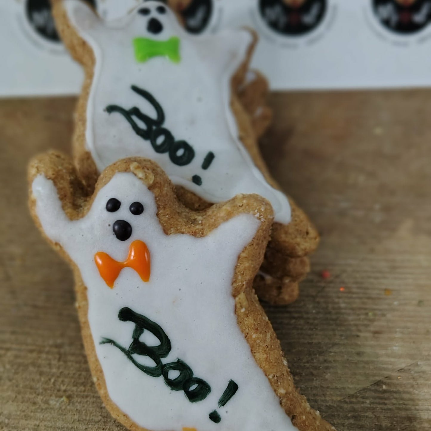 HALLOWEEN Fantômes biscuits pour vos chiens - Halloween ghosts cookies for dogs