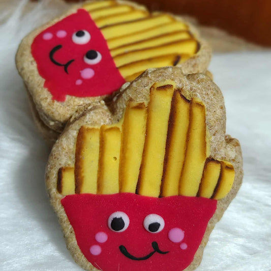 Frite Miouf pour vos chiens! French fries cookies for dogs