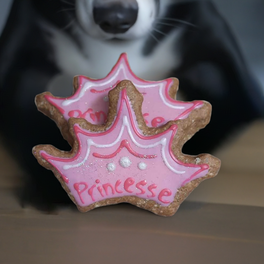 Couronne pour notre princesses et nos princes chiens - Crown shaped cookies for dogs