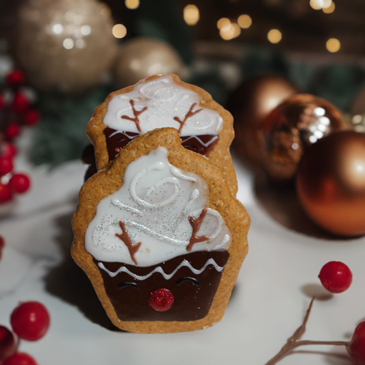 NOEL - Cup Cake renne pour chien - Rudolph cup cakes for dogs