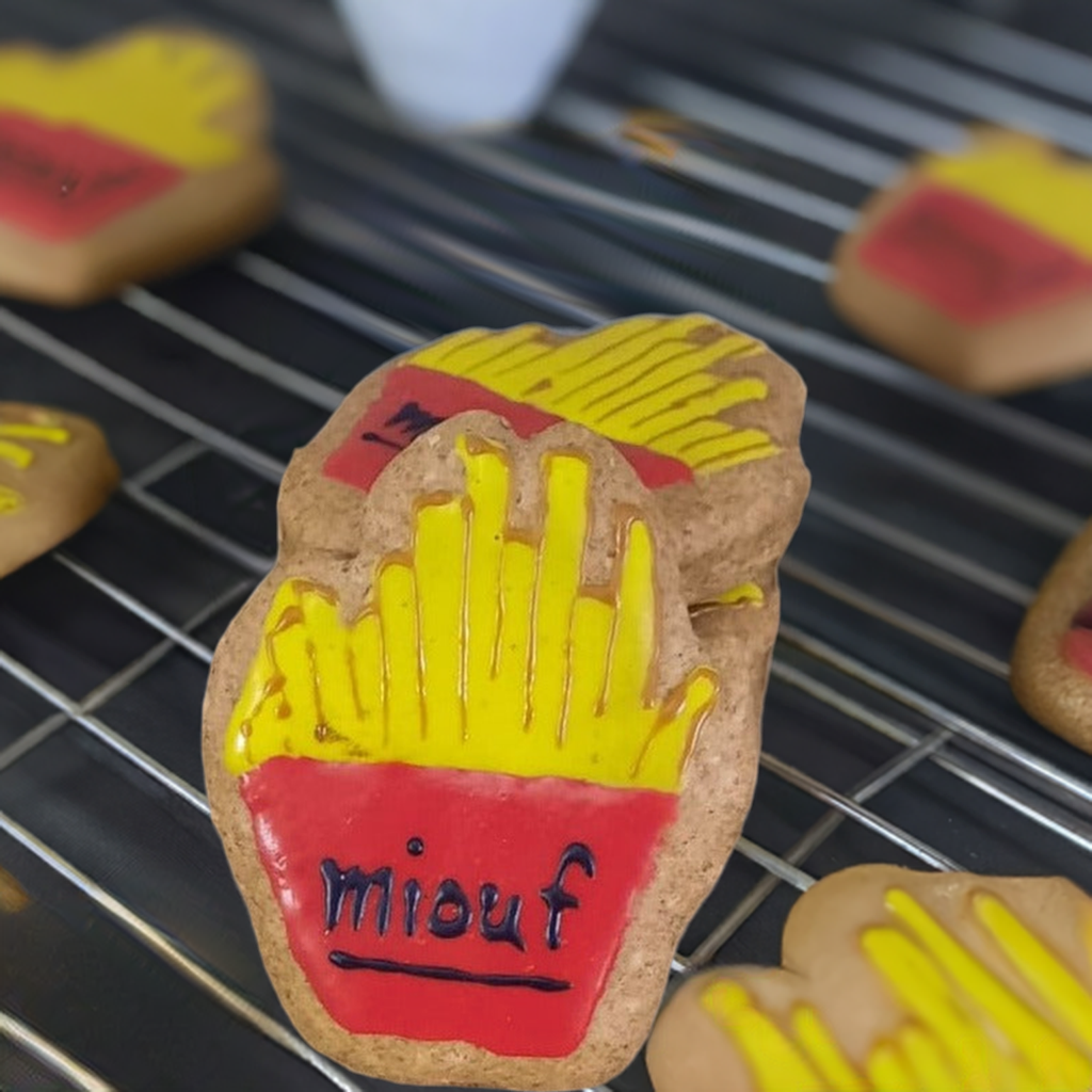 Frite Miouf pour vos chiens! French fries cookies for dogs