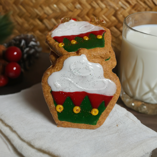 Noel - Cup Cake lutin - Christmas Elf cup cake for dogs