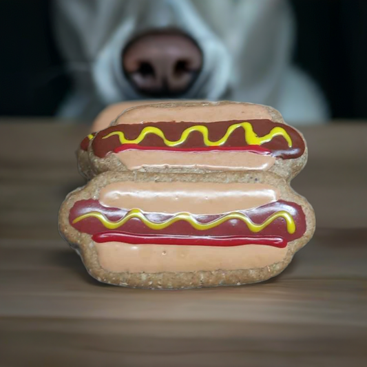 Hot Dog pour vos chiens - Hot dog shaped treats for dogs