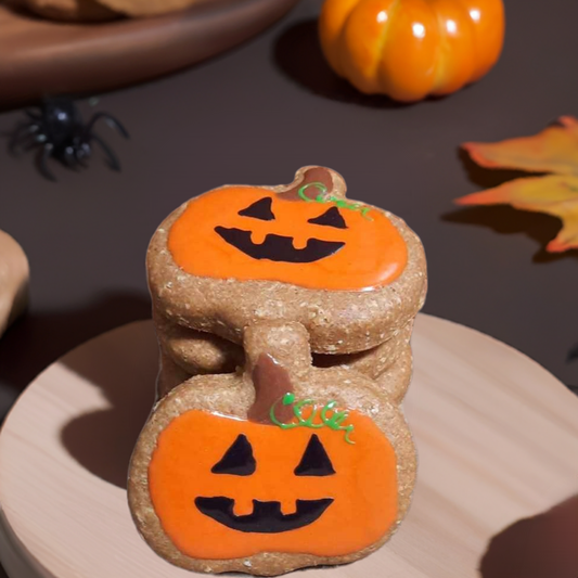 HALLOWEEN Citrouille biscuits pour vos chiens - Halloween pumpkin cookies for dogs