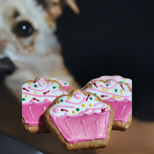 Gâteau  cup cake pour vos chiens - Cup cake cookies for dogs