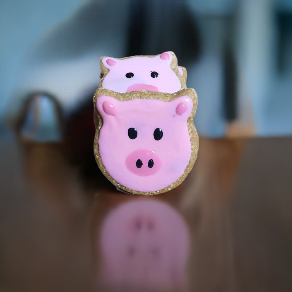 Cochon pour votre chiens d'amour - Pig cookies for dogs