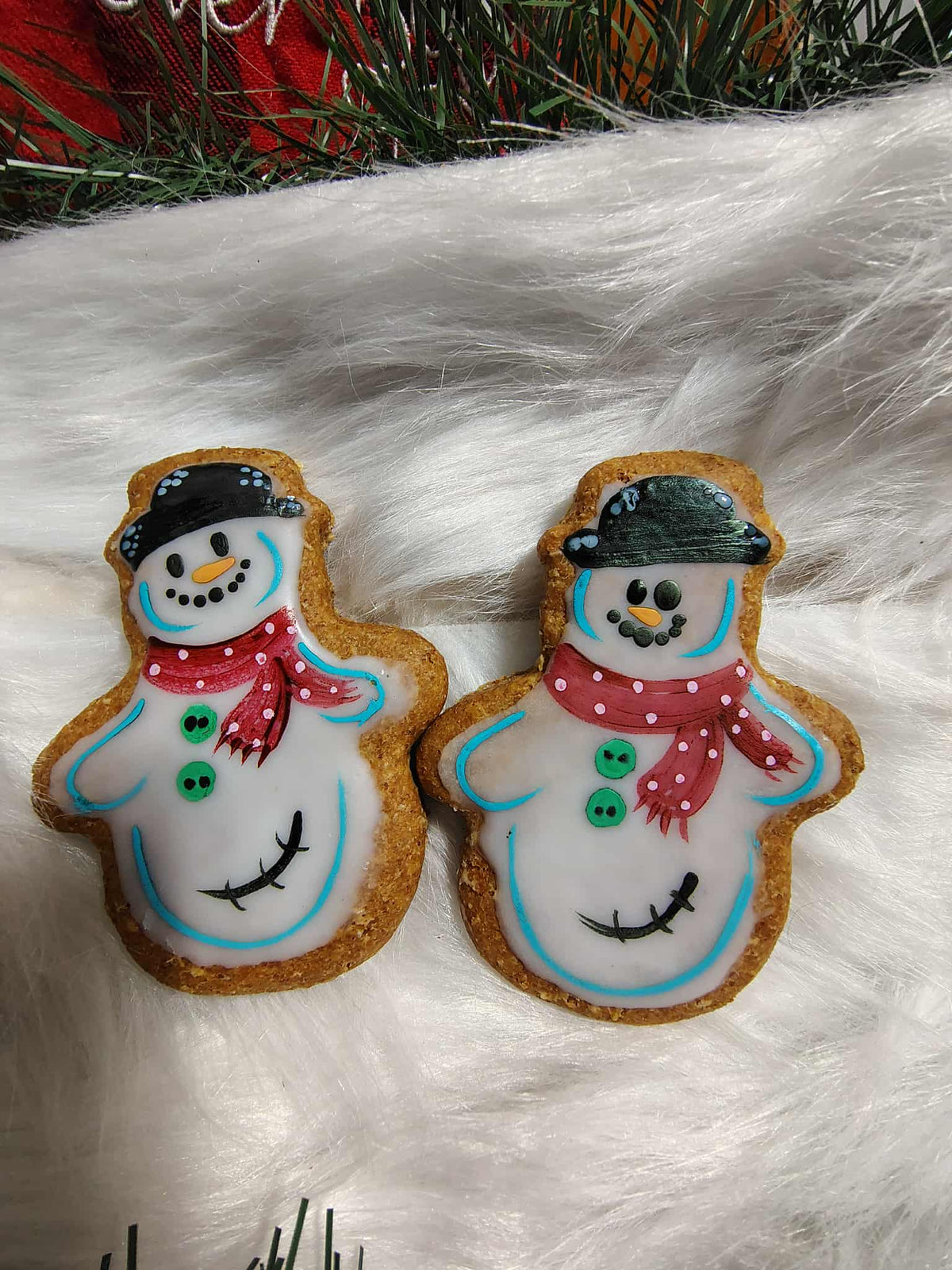 Bonhomme de neige pour chiens Miouf - Snow man cookies for dogs
