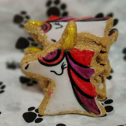 Licornes biscuits pour chiens - Unicorns cookies for dogs